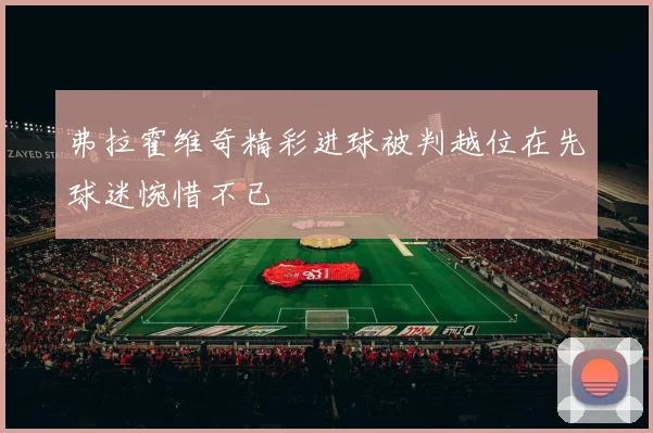 弗拉霍维奇精彩进球被判越位在先球迷惋惜不已